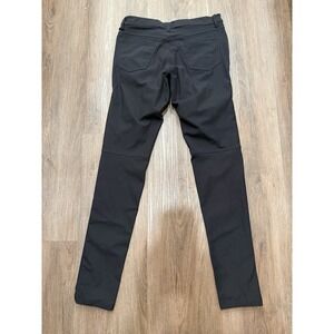 Lululemon Black Slim Fit ABC Classic 5-Pocket 33" Chino Pants Men's Size 28